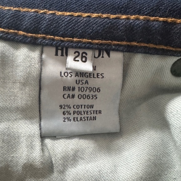 HUDSON | Signature Bootcut Jeans Denim Sz 26 - Picture 9 of 12